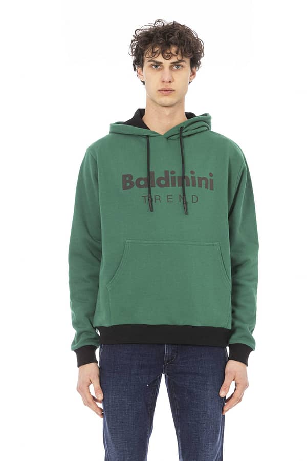 Baldinini trend green cotton sweater