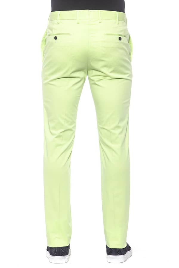 Green cotton jeans & pant