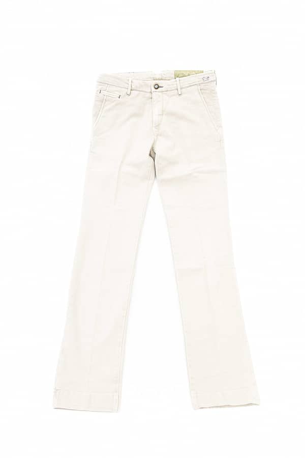 Silver cotton jeans & pant