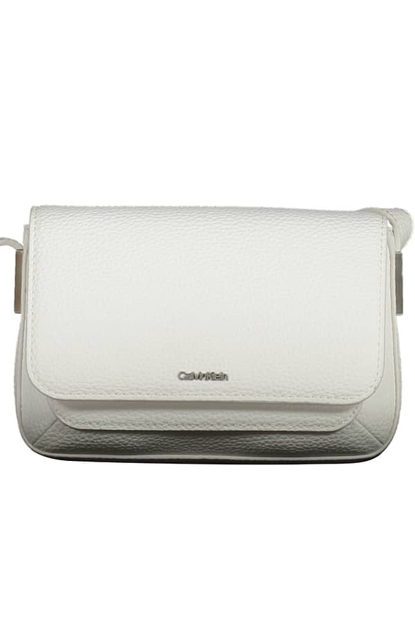 Calvin klein white polyester handbag