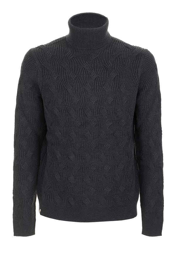 Fred mello blue wool sweater