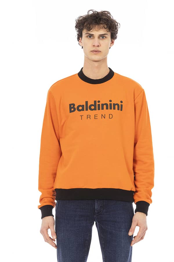 Baldinini trend orange cotton sweater