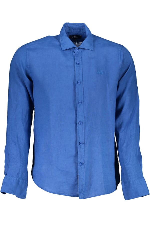 La martina blue linen shirt