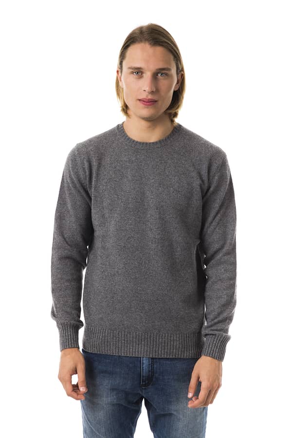 Uominitaliani gray wool sweater