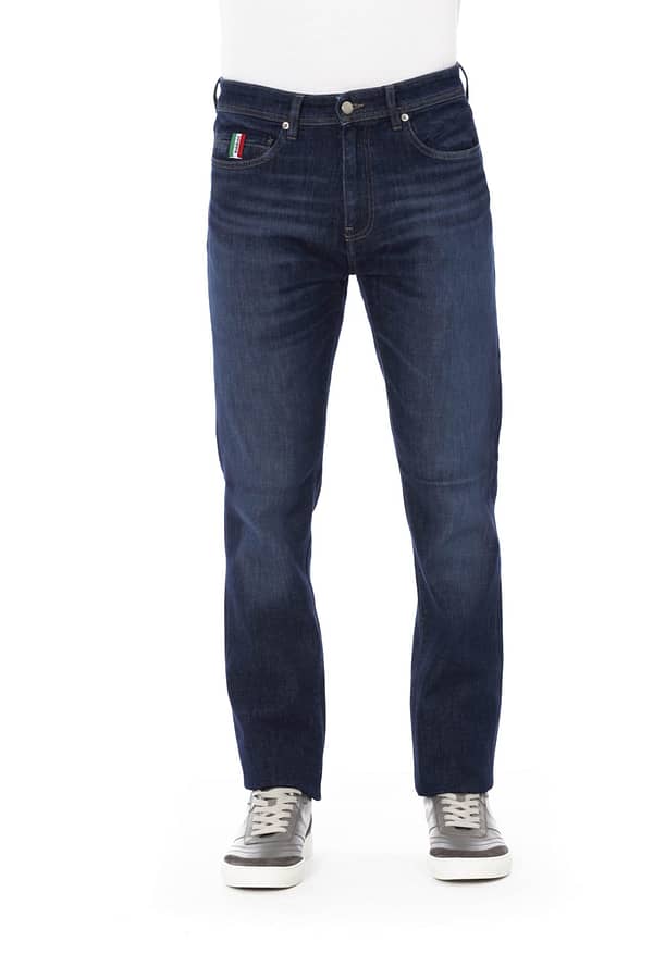 Baldinini trend blue cotton jeans & pant