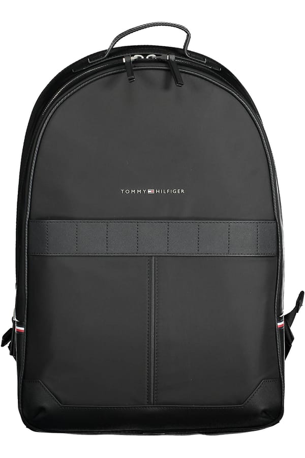 Tommy hilfiger black polyester backpack