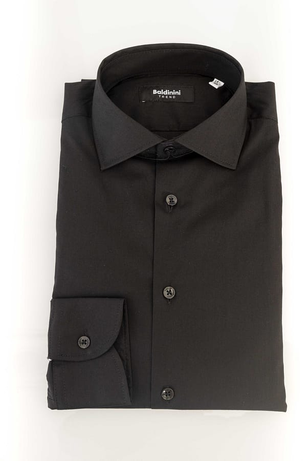Baldinini trend black cotton shirt