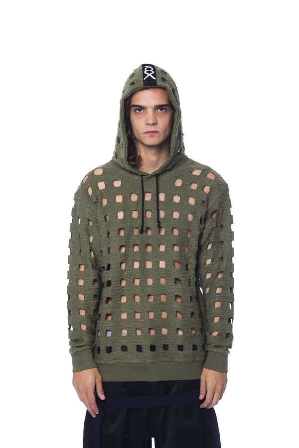 Army cotton sweater