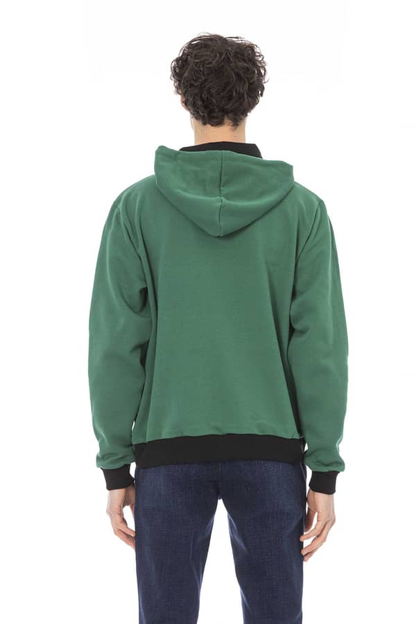 Green cotton sweater
