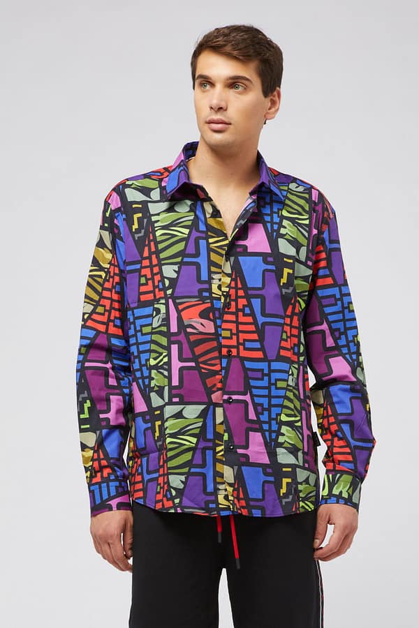 Multicolor cotton shirt