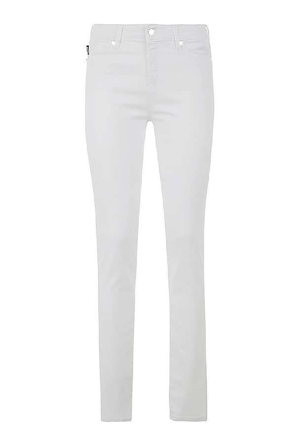 Love moschino white cotton jeans & pant