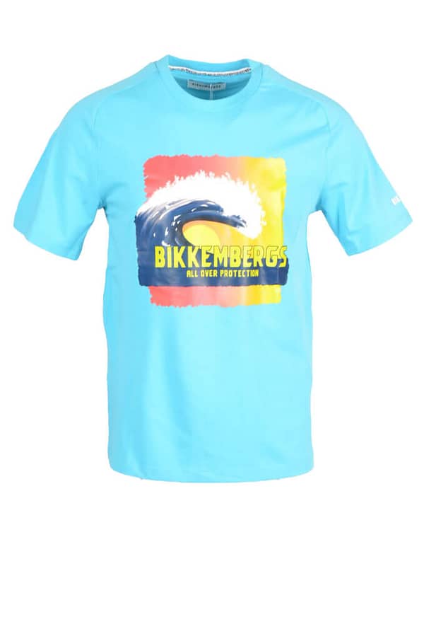 Bikkembergs bikkembergs t-shirt wh7_glx-83942132_celeste