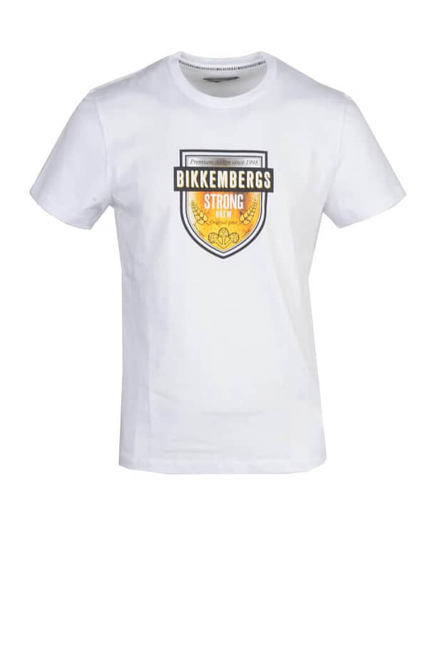 Bikkembergs bikkembergs t-shirt wh7_glx-839228_bianco
