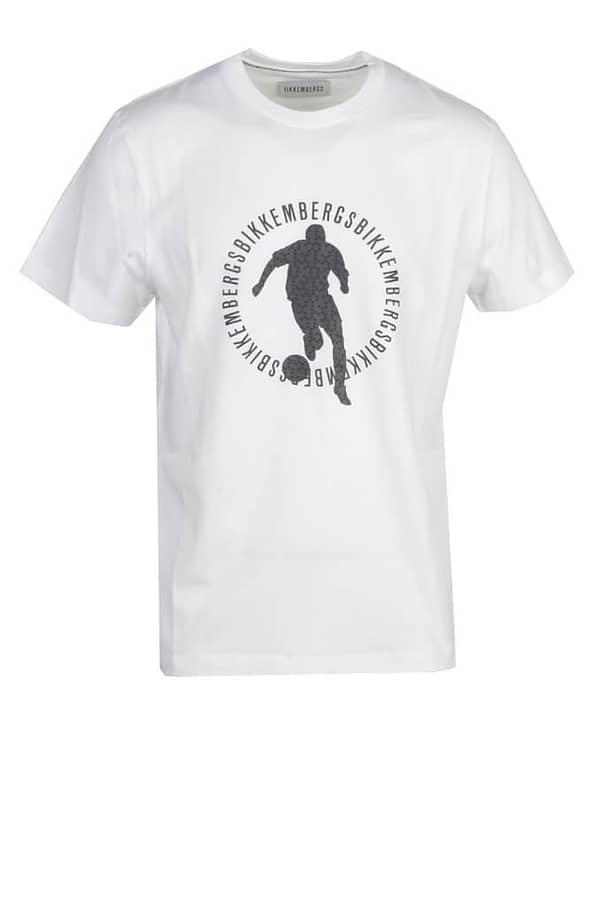 Bikkembergs bikkembergs t-shirt wh7_glx-839488_bianco