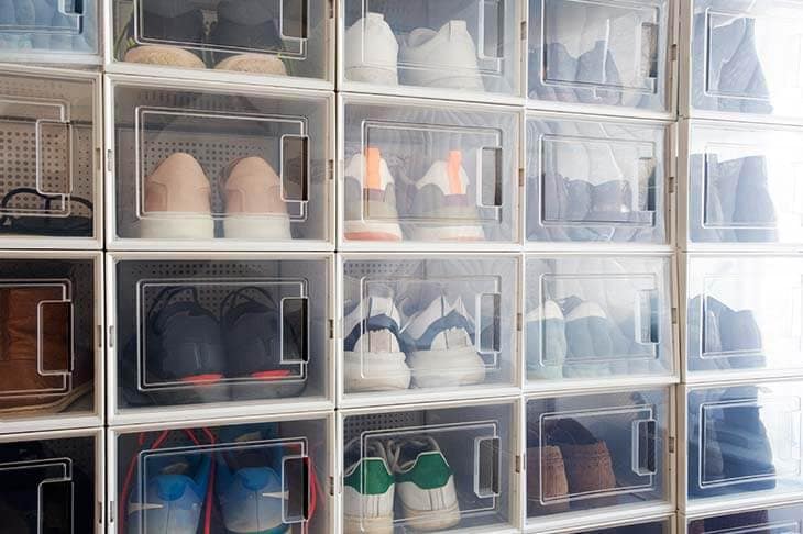 25+ Amazing Shoe Storage Ideas To Save Space In 2022 [DIY] | FAVERIE