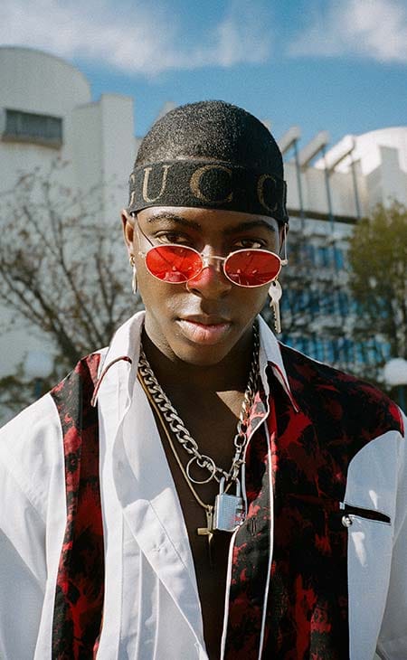 Man rapper hip hop fashion clothes