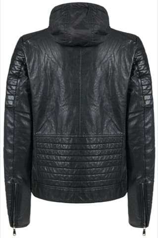 Black polyurethane jacket